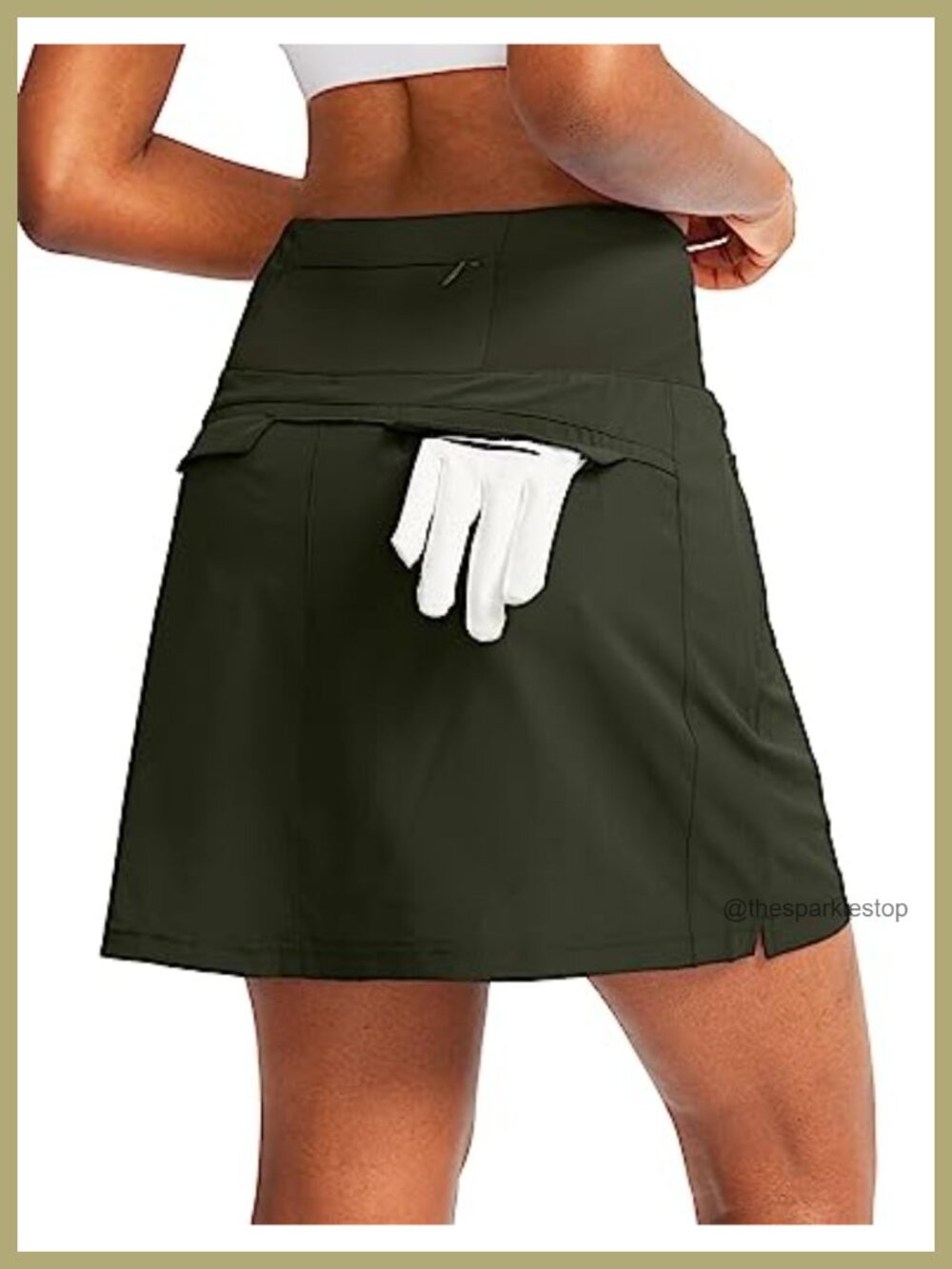 Women's High Waisted Athletic Skort with Pockets, Lightweight Golf/Tennis